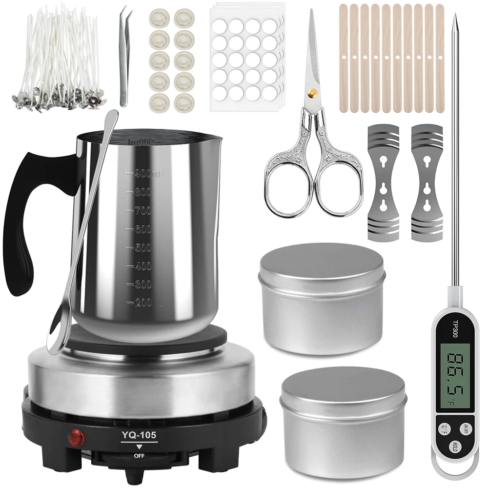 Candle Making Kit For Beginners - Gemos Candle Making Kit with 500W