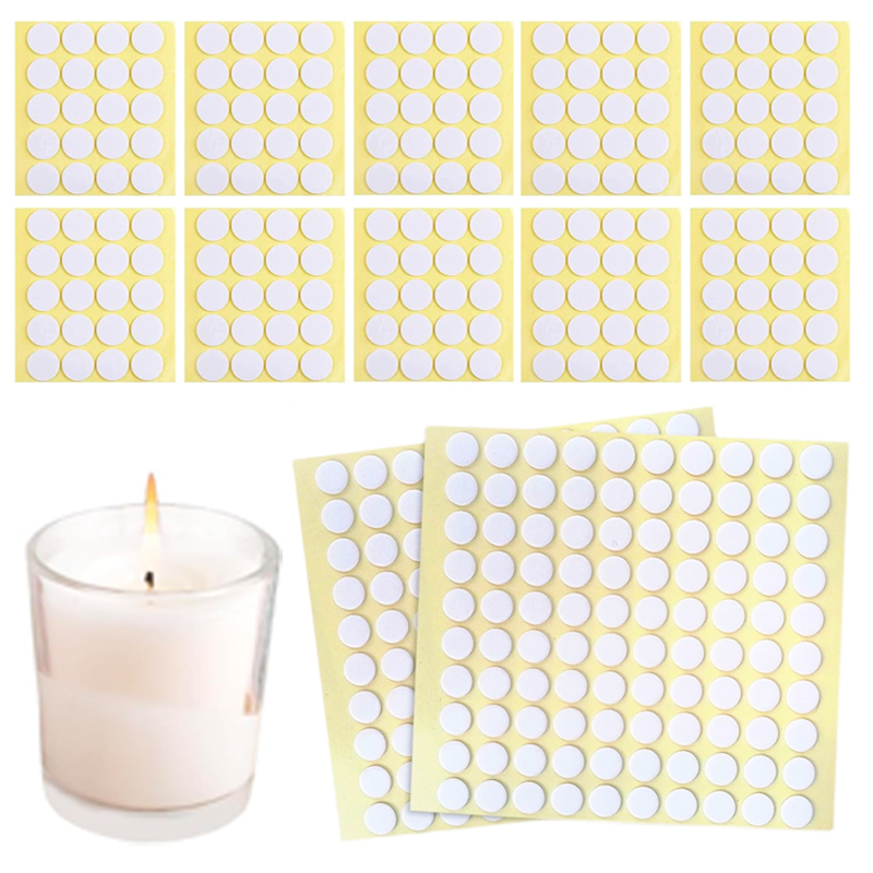 Candle Making Raw Material - 400PCS/100PCS Candle Wick Stickers Transparent Acrylic