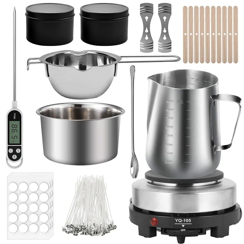 Candle Making Kit For Adults - Glintmos DIY Candle Making Kit with