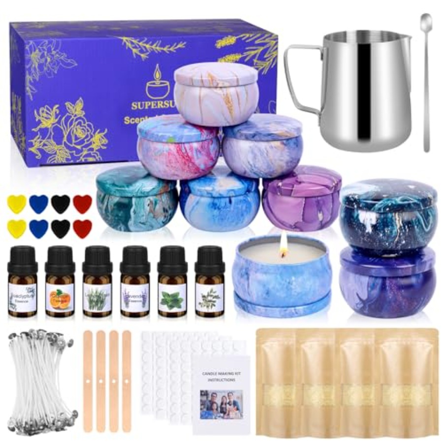 Candle Making Kit For Beginners - Handmade Candle Making Kit, Full Materials