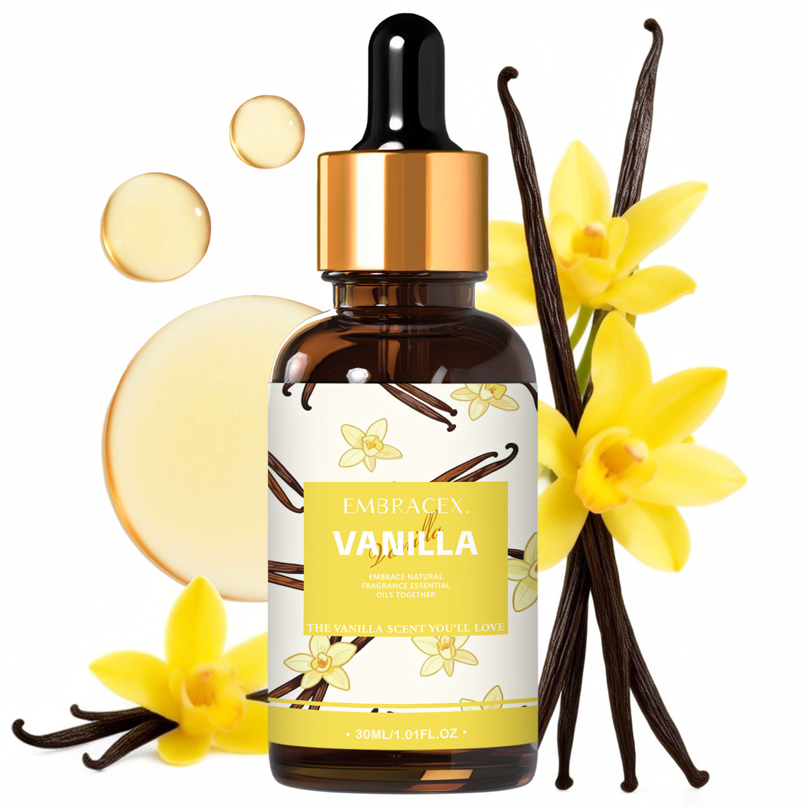 30ml Vanilla Fragrance Oils Fo - огляд і ціна Candle Making Raw Material