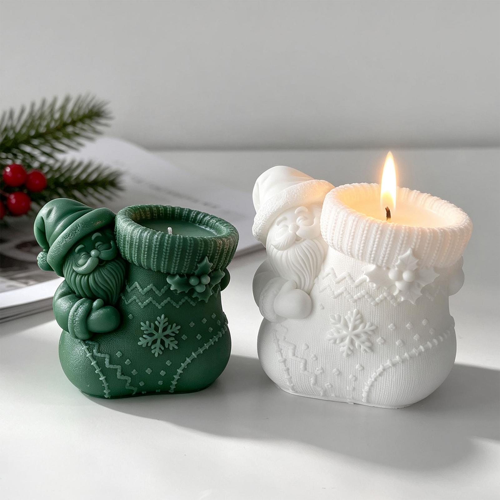 Christmas Candle Mold Silicone - огляд і ціна Candle Making Kit For Beginners