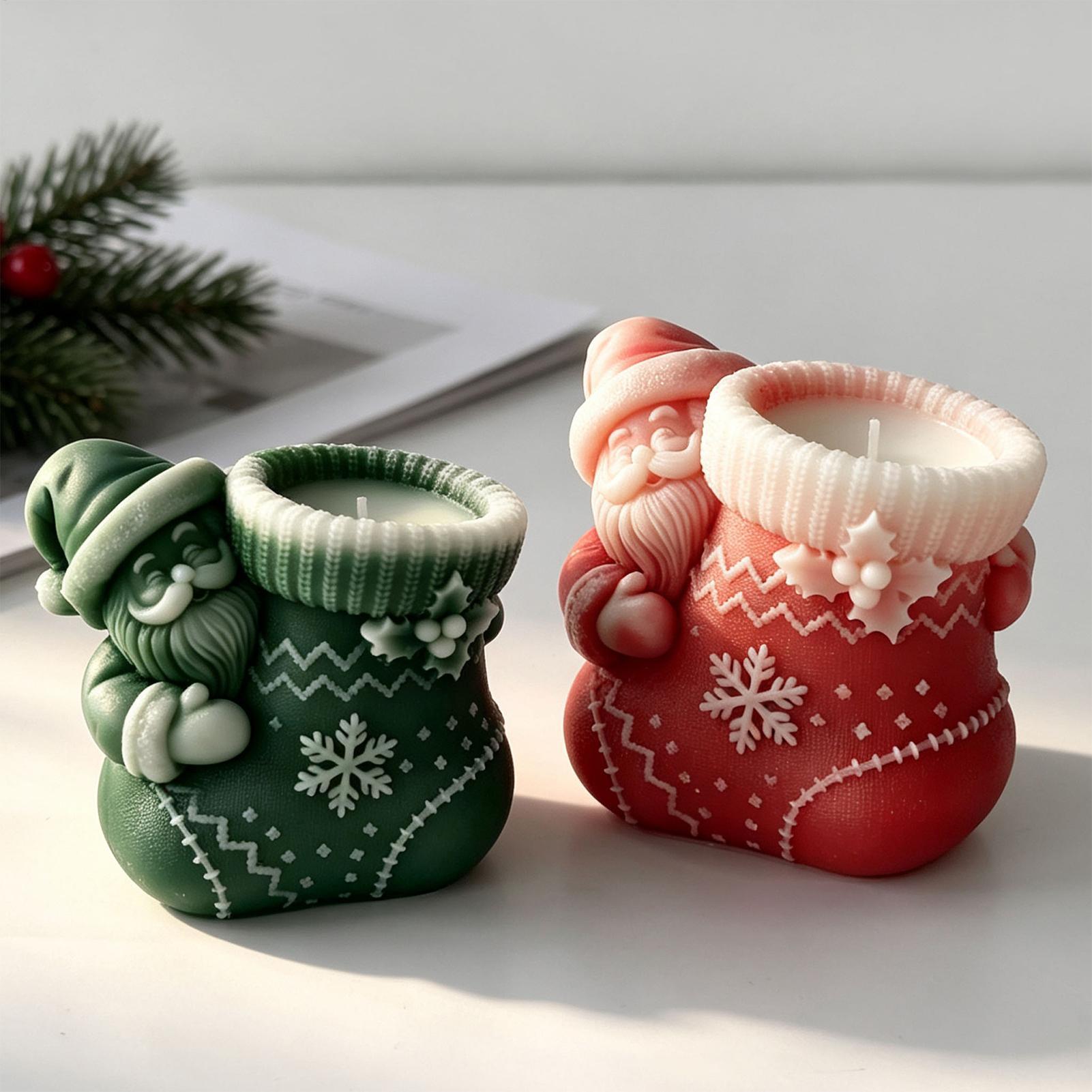 Christmas Candle Mold Silicone - огляд і ціна Candle Making Kit For Beginners