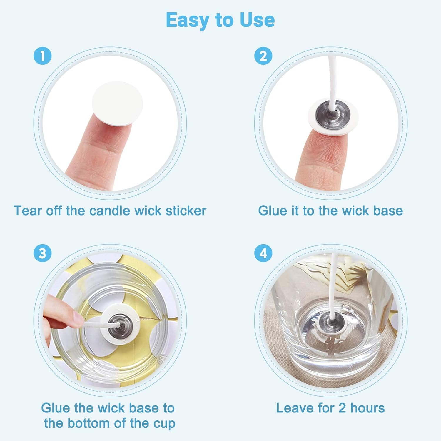 400PCS/100PCS Candle Wick Stic - огляд і ціна Candle Making Raw Material