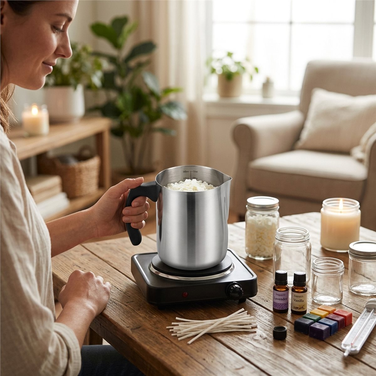 L63A Candle Making Kit Supplie - огляд і ціна Candle Making Kit For Beginners
