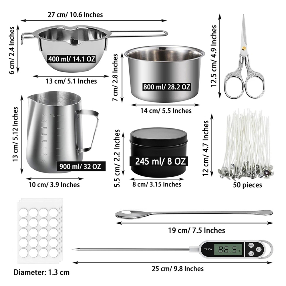 Glintmos DIY Candle Making Kit - огляд і ціна Candle Making Kit For Adults