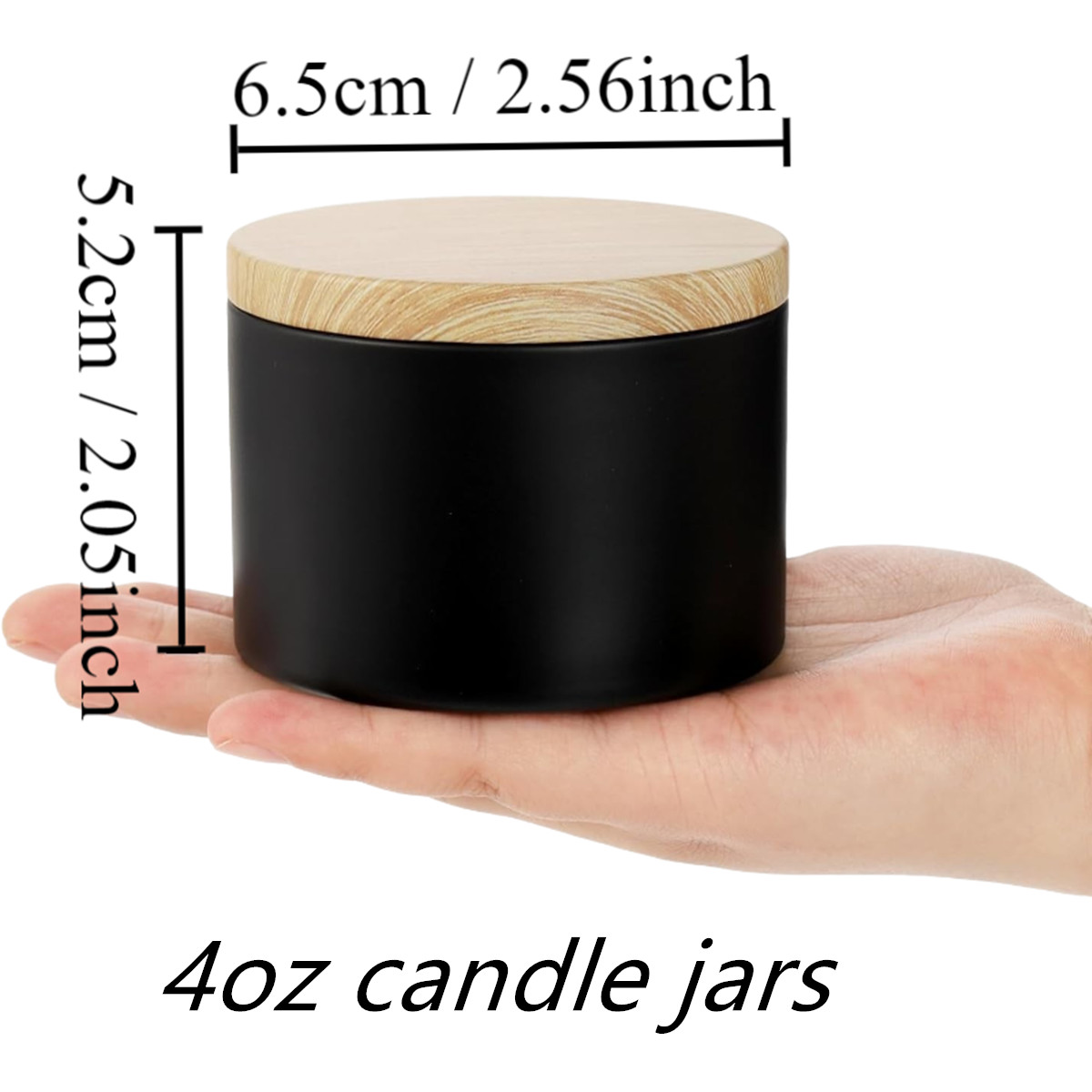 12pcs 4oz Candle Tins With Lid - огляд і ціна Candle Warning Label