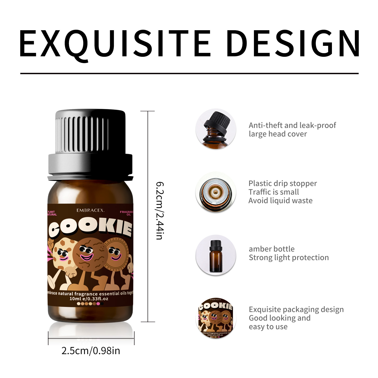 10ml Cookie Fragrance Oils For - огляд і ціна Candle Making Raw Material
