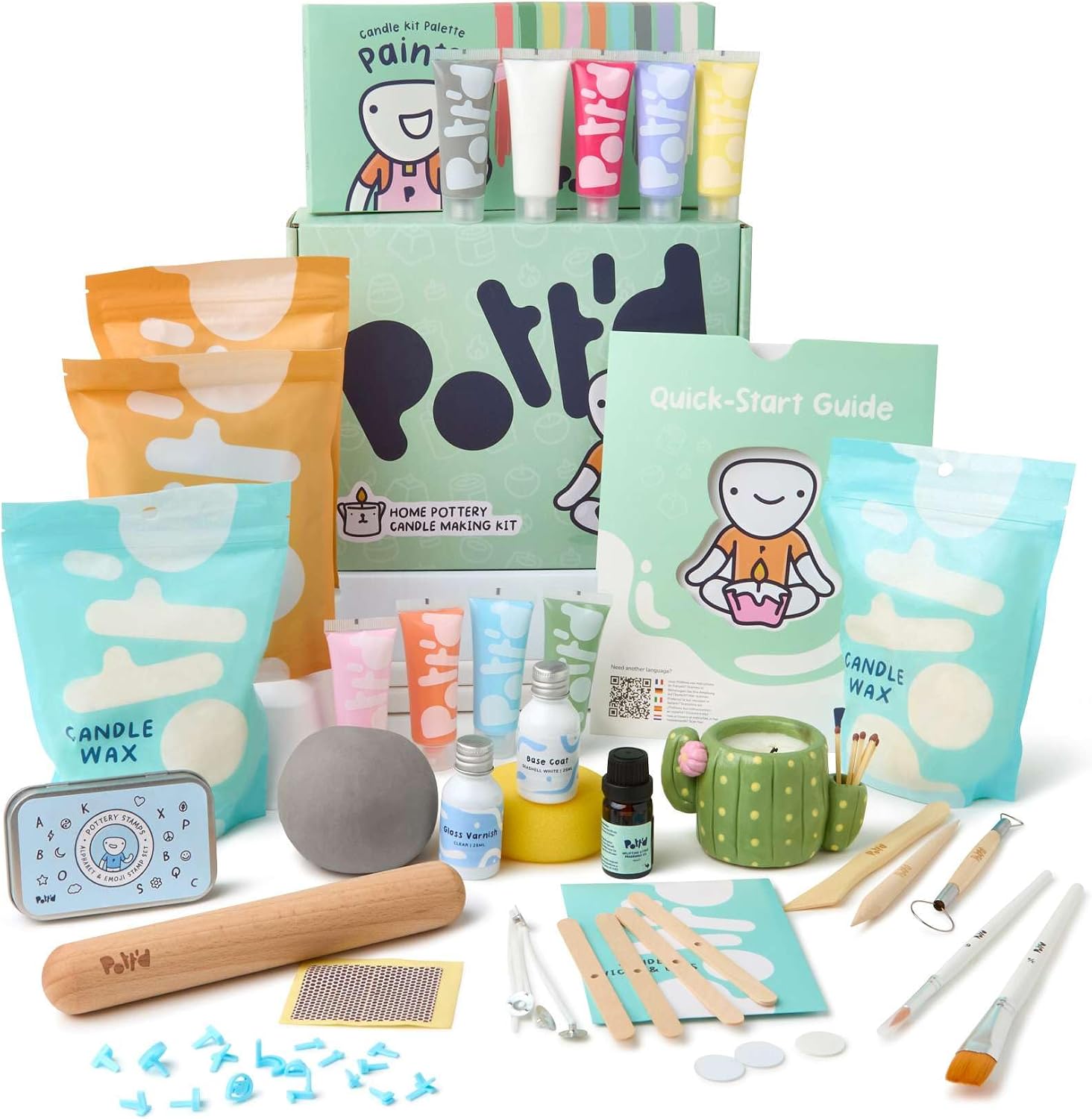 Home Pottery Candle Making Kit - огляд і ціна Candle Making Kit For Adults