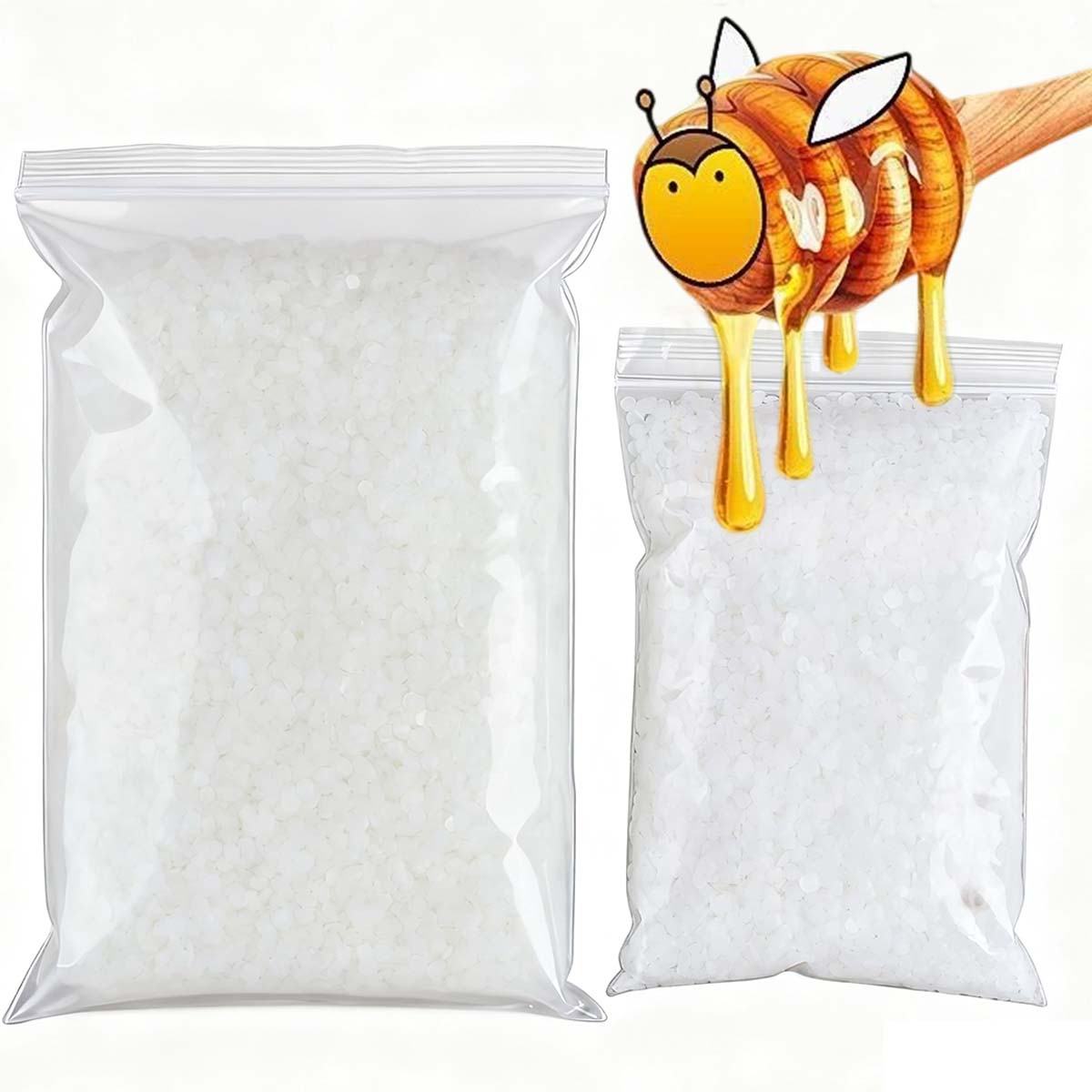 200g-1000g White Beeswax Pure  - огляд і ціна Candle Making Raw Material