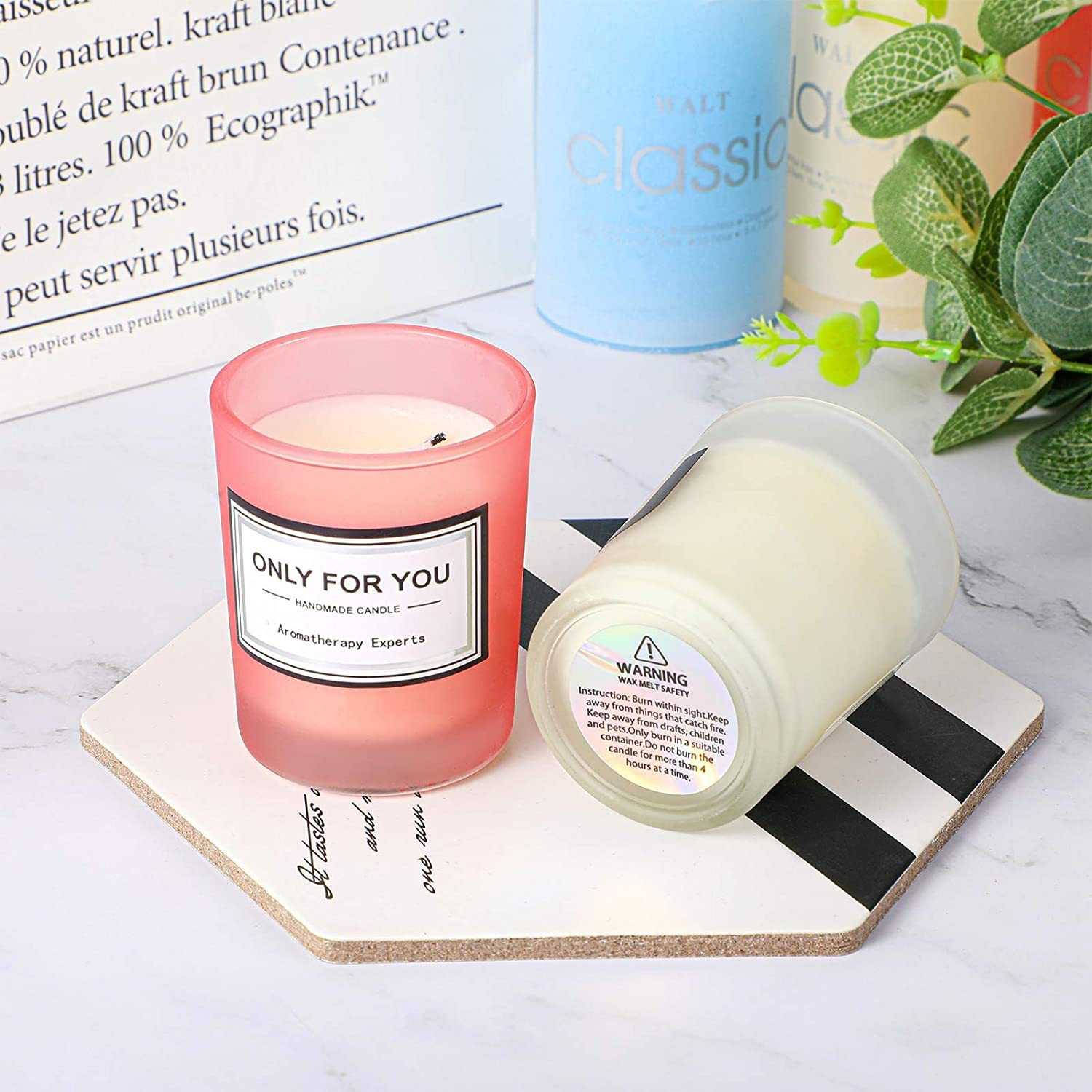 Holographic 96 Pcs Candle Warn - огляд і ціна Candle Warning Label