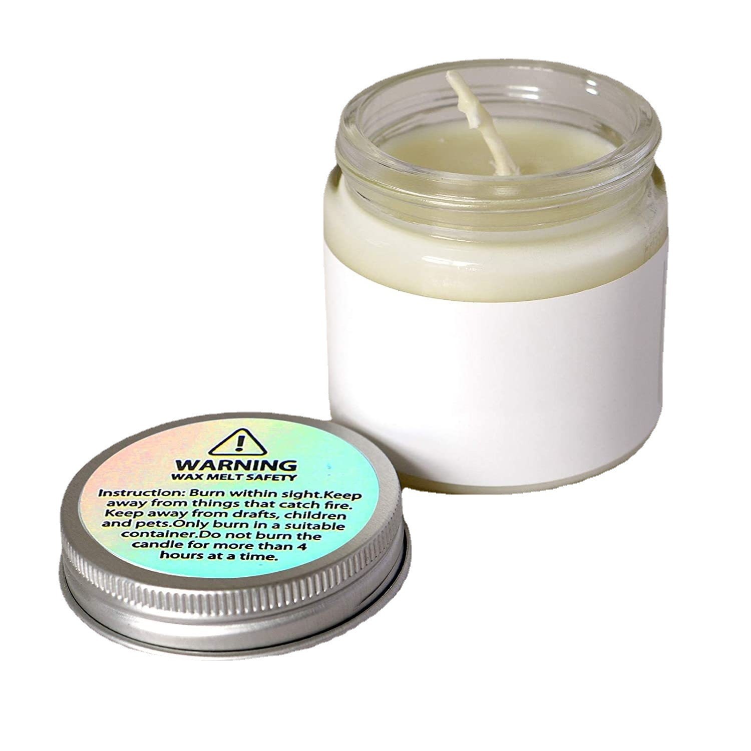 Holographic 96 Pcs Candle Warn - огляд і ціна Candle Warning Label