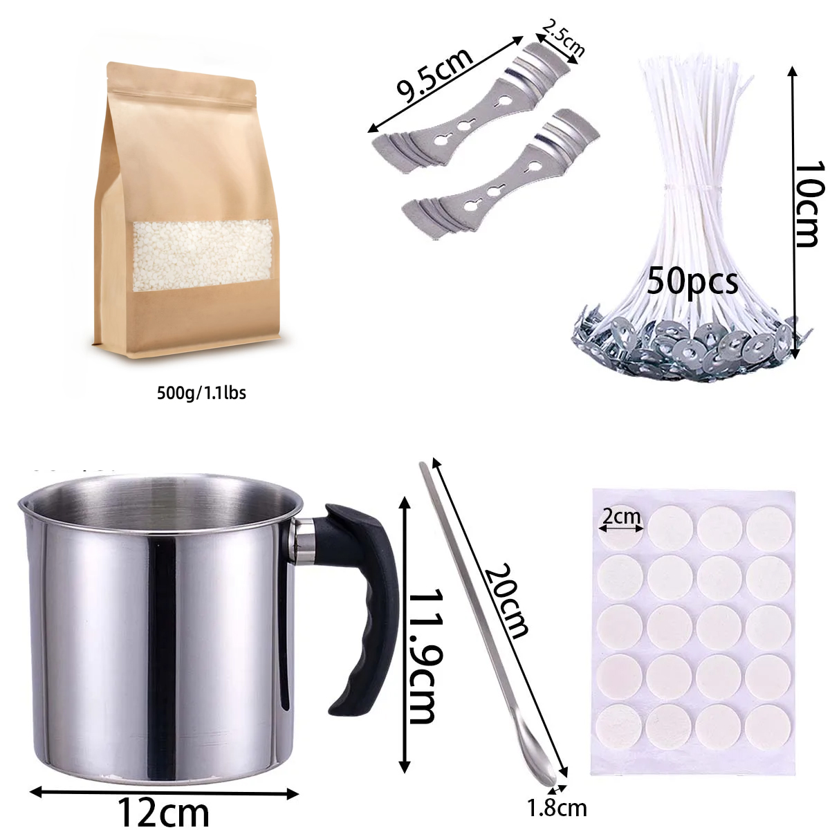 DIY Scented Candle Making Tool - огляд і ціна Candle Making Kit For Beginners
