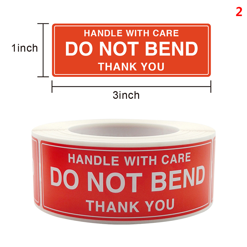 1Roll Fragile Stickers Candle  - огляд і ціна Candle Warning Label
